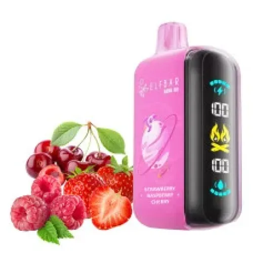 ElfBar Raya D3 25000 Strawberry Raspberry Cherry 💖🍒 