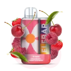 ElfBar TE6000 Strawberry Cherry Raspberry 💖🍒🫐
